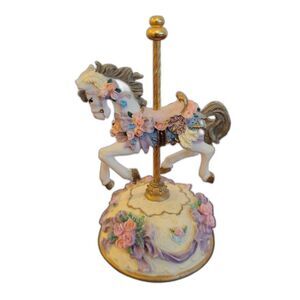 Westland 1997 Musical Carousel Horse Plays "My Favorite Things" Vintage Works